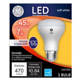 LED Flood Light Bulb, Soft White, 470 Lumens, 7-Watts