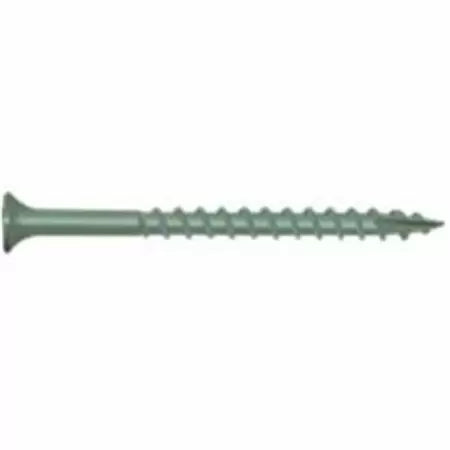 National Nail 3-1/2 in. #10 ProTech Green Premium Star Drive Bugle-Head Deck Screws (3-1/2 #10, Green)