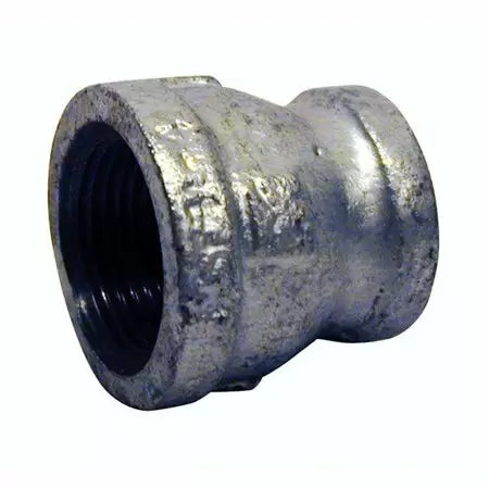 B & K Industries Galvanized Reducing Coupling 150# Malleable Iron Threaded Fittings 1 X 3/4 (1 X 3/4)