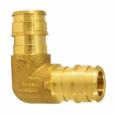 Apollo 1/2 in. Brass PEX-A Barb 90º Elbow Fitting (1/2