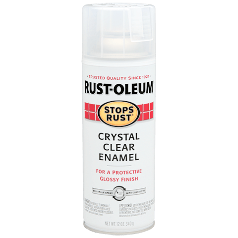 Rust-Oleum® Clear Enamel Crystal Clear (12 Oz, Crystal Clear)