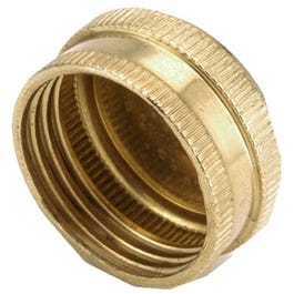 Garden Hose Cap, Lead-Free Brass, 3/4-In. GHT