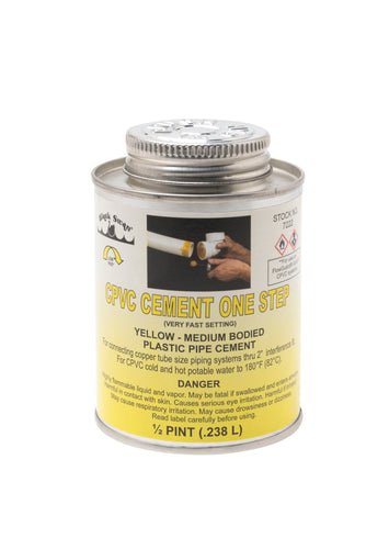 Black Swan's CPVC One Step (Yellow) Cement - Medium 4 oz. (4 oz.)