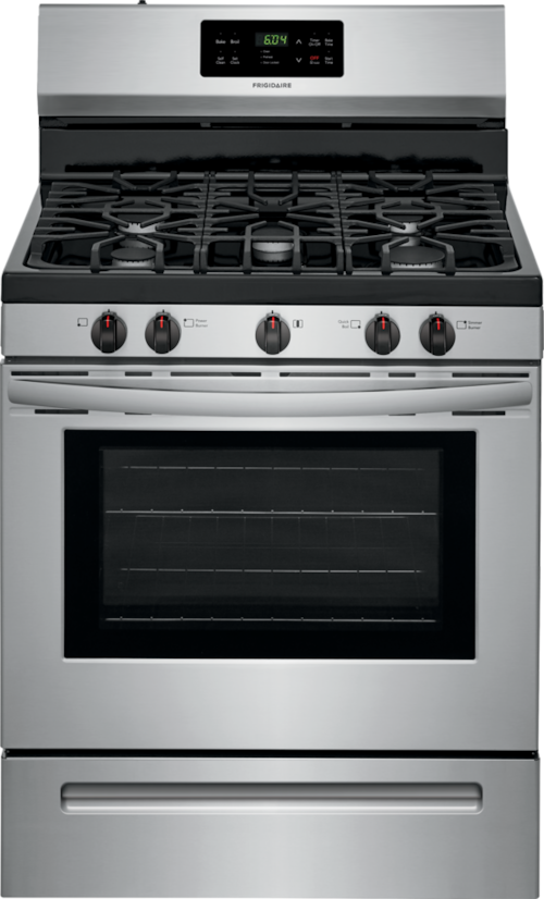 Frigidaire Frigidaire 30 in. 5 Burner Freestanding Gas Range in Stainless Steel (30