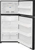 Frigidaire Top Freezer Refrigerator with 18.3 cu. ft. Capacity LED Lighting Black (18.3 Cu. Ft., White)