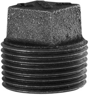 P-114 PLUG 1-1/4 BLACK