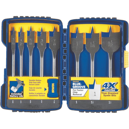 Irwin Speedbor 8-Piece Spade Bit Set