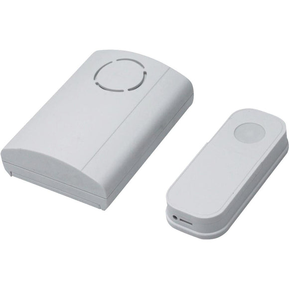 IQ America Battery Operated Wireless White Door Chime