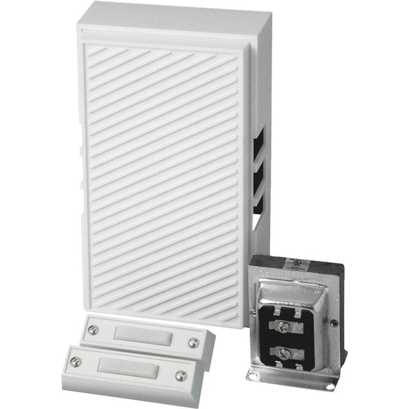 IQ America 16V Wired White Door Chime Kit