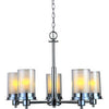 Hardware House 219044 Avalon Design Series 5-Light Chrome Chandelier