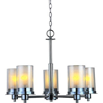 Hardware House 219044 Avalon Design Series 5-Light Chrome Chandelier