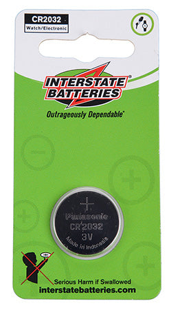 Interstate Batteries LIT0155 CR2032 3-Volt Lithium Battery