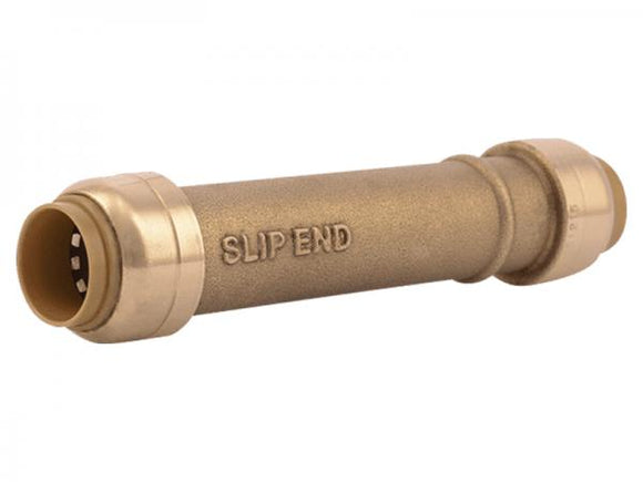 Sharkbite Brass Push Slip Coupling 1/2 in. x 1/2 in. (1/2 in. x 1/2 in.)