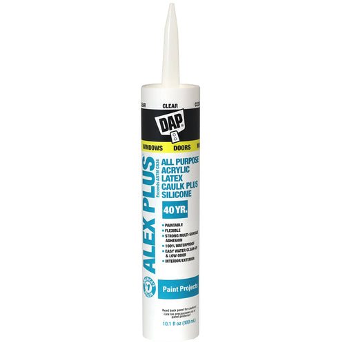 Dap Alex Plus® All Purpose Acrylic Latex Caulk Plus Silicone