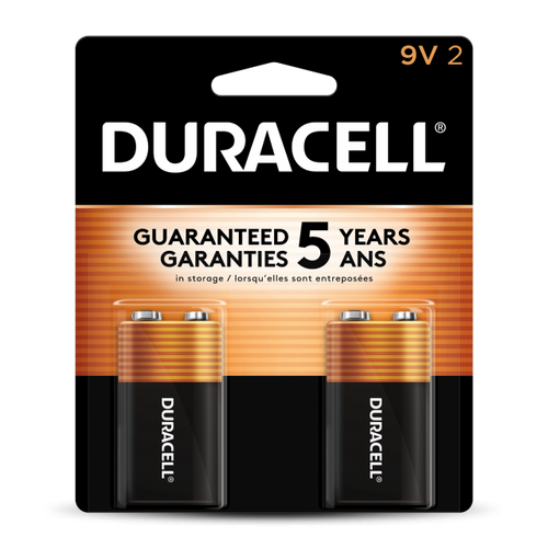 Duracell Coppertop 9V Alkaline Batteries (9V 1 Pk)