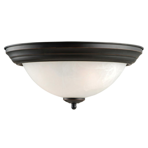 Design House Millbridge Ceiling Mount Light Fixture in Oil Rubbed Bronze, 2-Light 5-7/8-Inch by 13.25-Inch (5-7/8