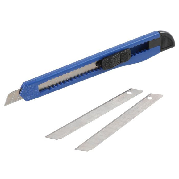 Great Neck Saw Manufacturing Snap-Off Utility Knife (9 mm) with Extra Blades (9 mm)