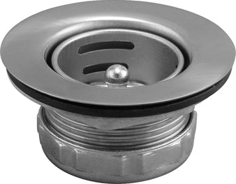 Plumb Pak Sink Basket Strainer Assembly, 1-3/4 in, Stainless Steel