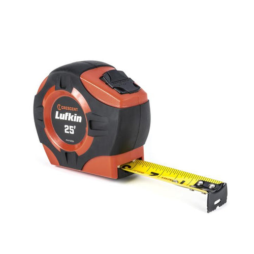 Lufkin 1 x 25 P1000 Series Yellow Clad A5 Blade Power Return Tape Measure