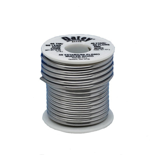 Oatey® 1 lb. 40/60 Acid Core Wire Solder